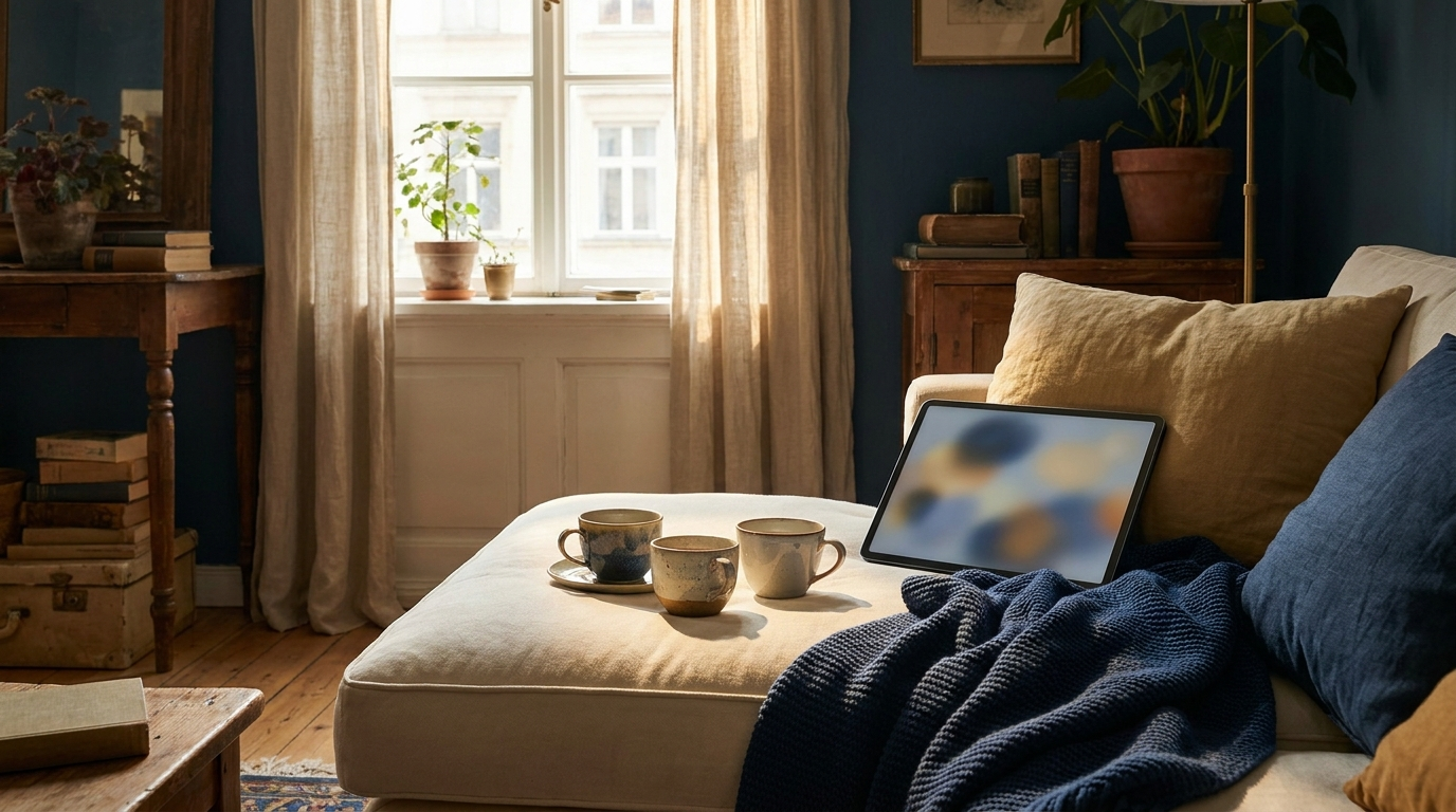 Privat und Familie: Start mit E-Mail-Code am Tablet